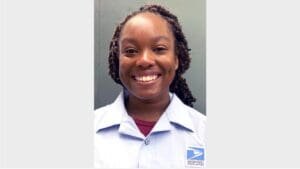 This postal employee found a customer who had fallen outside of his home