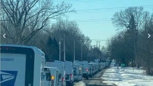Jackson Co. Sheriff’s Office, USPS honor longtime postal employee with procession