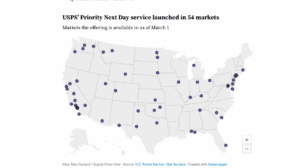 USPS Priority Next Day launches in 54 markets