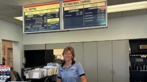 After 30 years in the postal service, Donna Pratt hangs up her uniform