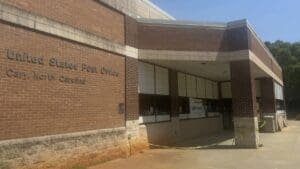 NC post office remains damaged after car crashed into it nearly a year ago