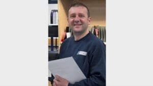 This postal employee helped save a house and two sisters inside from the flames