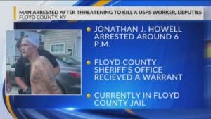 Man in KY arrested after threatening to kill a US Postal Service employee, deputies