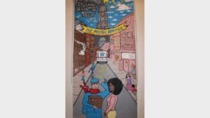 Teen artists salute USPS employees