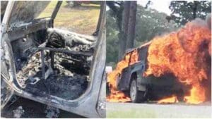 Fire in postal jeep destroys mail in Sequoyah County, OK