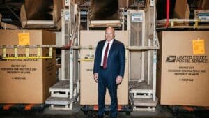 Postmaster general is confident about ability to process mail-in ballots