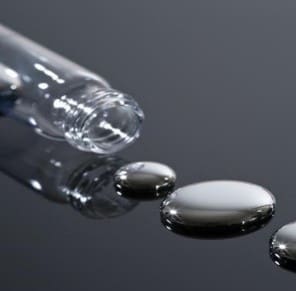 Liquid mercury