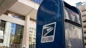 Man places cardboard trap inside USPS blue box to steal $96,000 in checks