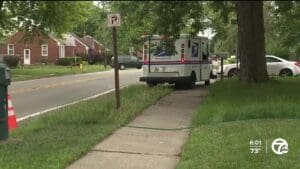 Waterford man fed up with mail carriers driving on sidewalk, lawns in years-long dispute