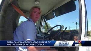 VIDEO: Brevard County USPS worker arrested for drinking on the job
