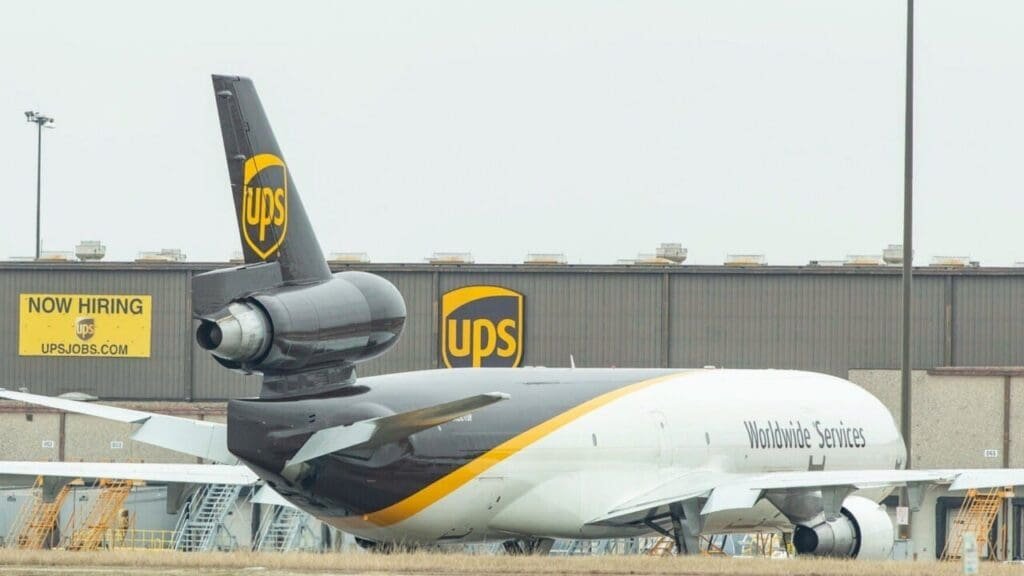 At least seven dead after UPS plane crashes in fireball on takeoff from Louisville, Kentucky