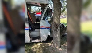 USPS mail truck driver injured after crashing into tree in Berks County