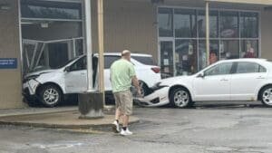 Crash closes Cornersburg post office for now