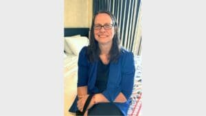 This postal employee dedicates her downtime to curling and promoting sports for the deaf