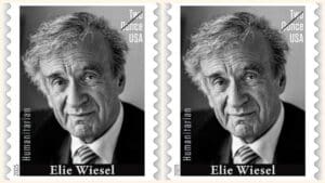 Elie Wiesel joins the Distinguished Americans stamp series