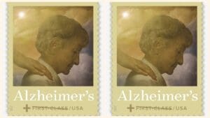 In September, attention turns to the Alzheimer’s stamp