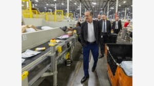 Steiner emphasizes the importance of service during tour of USPS facilities
