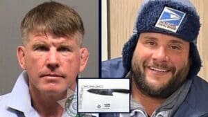 Man murdered mail carrier in front of his mother after telling neighbors to stop filming the ordeal so he could 'handle it'