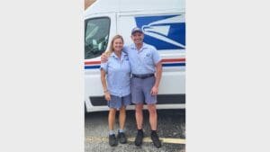 A pair of postal siblings mark a milestone