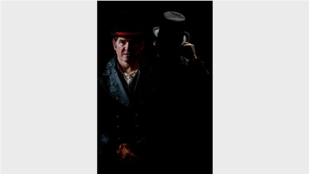 This postal employee plays starring roles in community theater productions