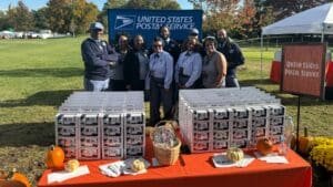 PMG David Steiner and several USPS employees participated in a Halloween celebration at the White House last month