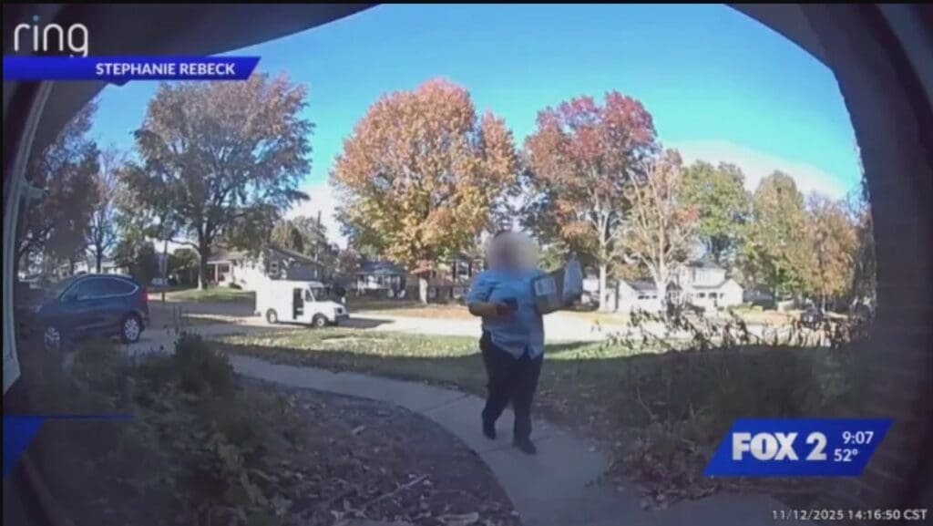 USPS carrier caught on camera tossing homeowner’s packages