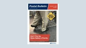 Postal Bulletin offers tips on preventing slip, trip and fall injuries
