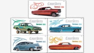 United States Postal Service Going Big on Automotive Stamps for 2026 with Lowrider, Route 66 Options