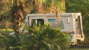 One airlifted after postal truck crash in Southwest Miami‑Dade, authorities say