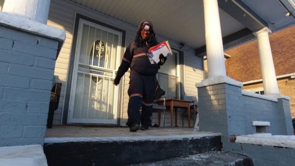 For mail carriers, winter is just part of the route
