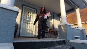For mail carriers, winter is just part of the route