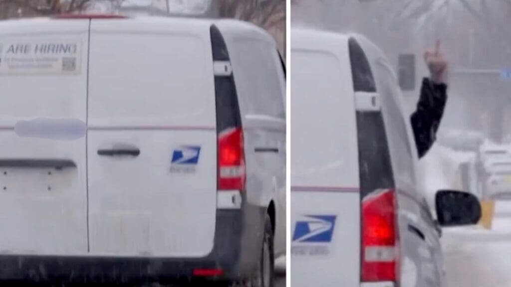 Mailman who flipped off ICE agents on the job facing backlash, calls for termination