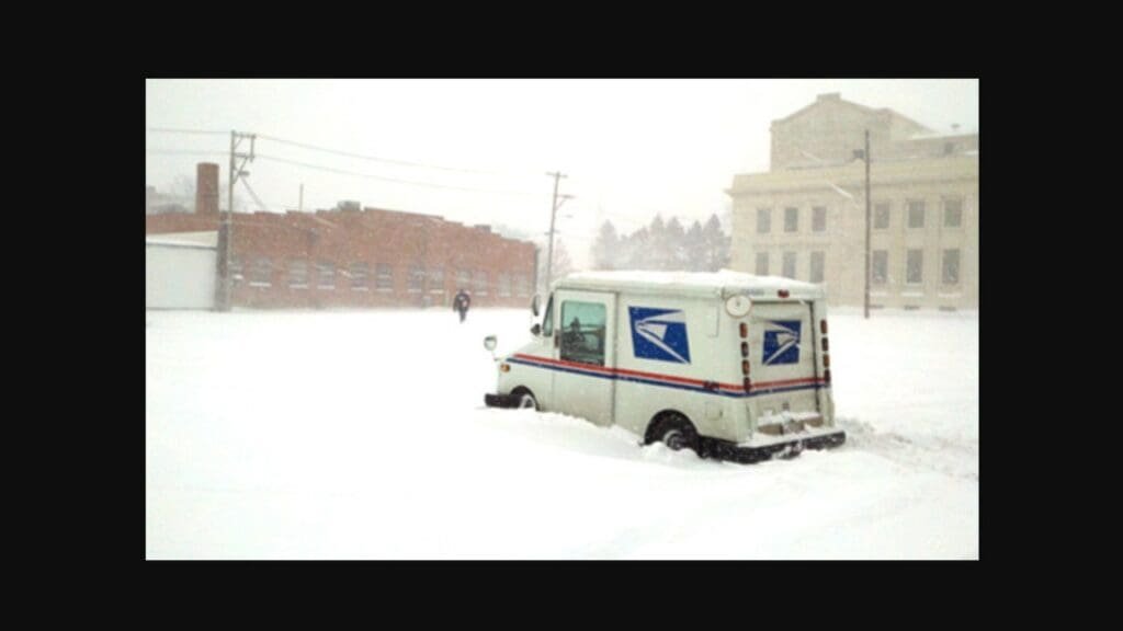 Mail carrier says he was suspended after post about winter safety