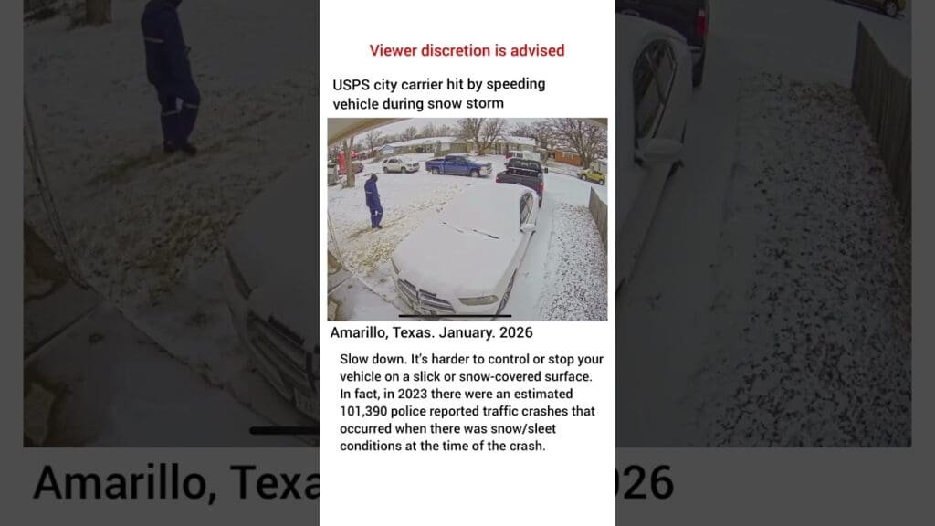 Postal worker hurt in crash released from hospital, suspect arrested