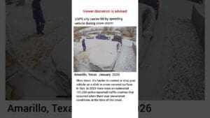 Postal worker hurt in crash released from hospital, suspect arrested