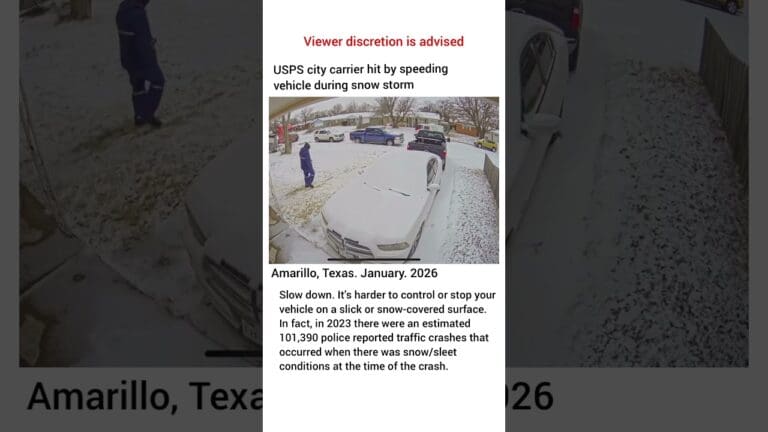 Postal worker hurt in crash released from hospital, suspect arrested