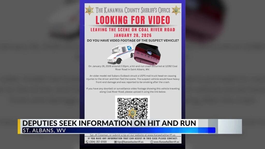 Hit-and-run driver wanted after head-on crash with mail truck