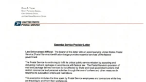 US Postal Service sent essential services letter to employees. Here's what to know
