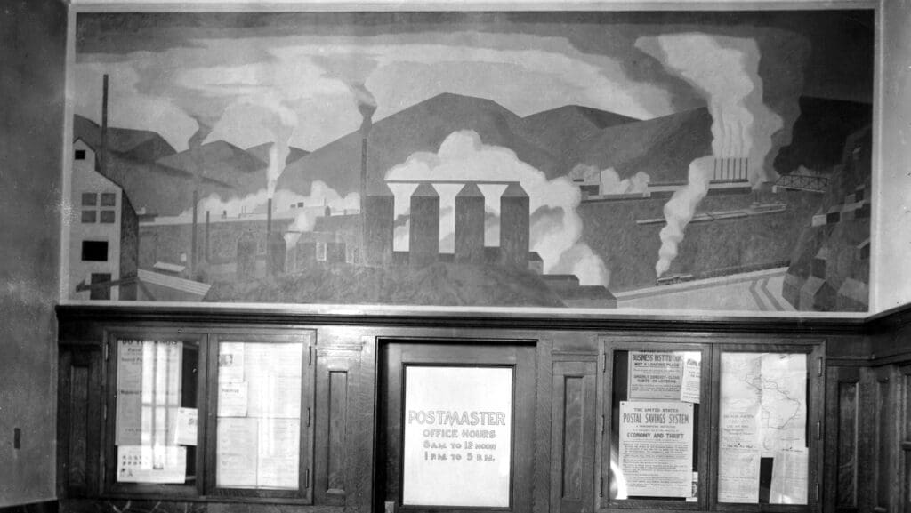 The disappearing art gallery in your post office