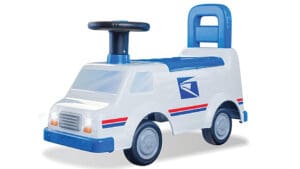 USPS-licensed ride-on toy wins industry award
