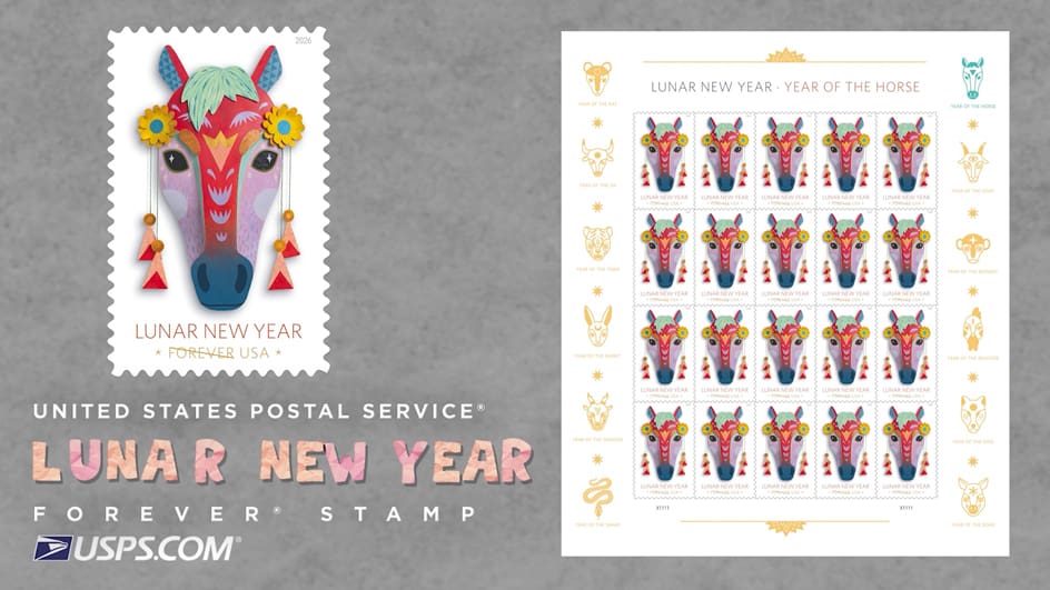 Watch a video about the Year of the Horse stamp