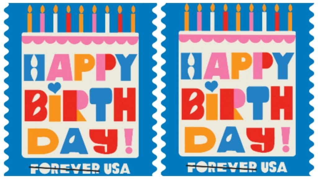 The Postal Service Says Happy Birthday!