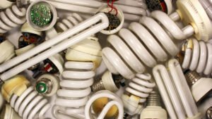 Keep bulbs and batteries out of the trash