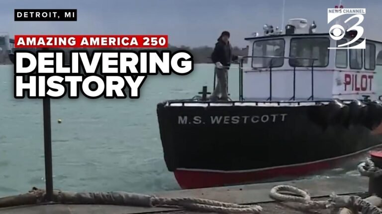 America's only floating post office marks 150+ years supplying Great Lakes