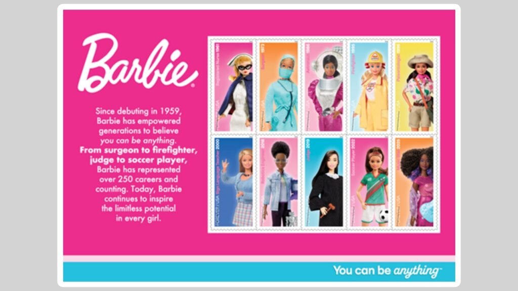 Barbie Stamps Set for Release At Collectors Convention This Summer