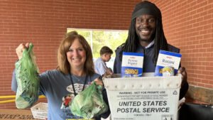 USPS employees collected food for those in need during annual drive