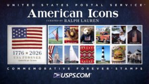 Watch a video about American Icons stamps