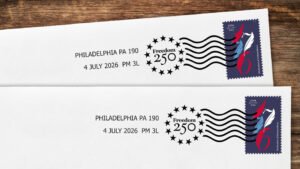 How the mail is marking the nation’s 250th