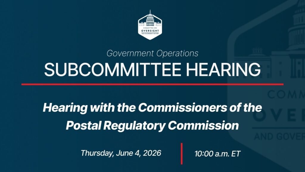 Today's Hearing with the Commissioners of the Postal Regulatory Commission