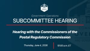 Today's Hearing with the Commissioners of the Postal Regulatory Commission